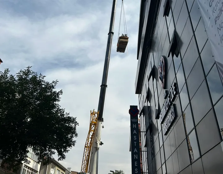 Demirtepe Life Vinç Operasyonu saha görüntüsü